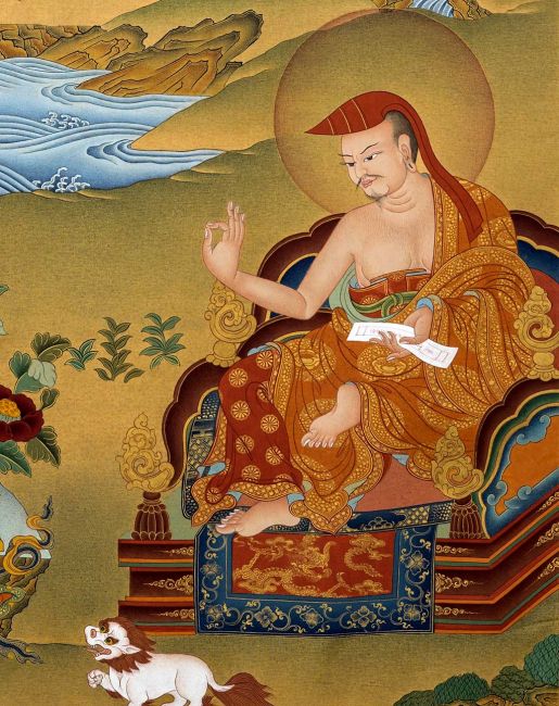 第三位尊者 匝巴利巴尊者།གུ་རུ་ཙ་པ་ཪི་པ་ལ་ན་མོ།