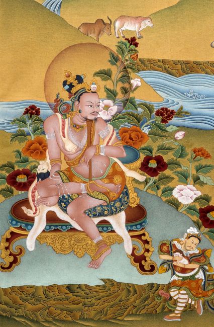 第四位尊者 納噶波狄尊者།གུ་རུ་ནཱ་ག་བོ་ངྷི་ལ་ན་མོ།