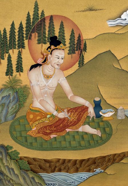 第十位尊者 噶那巴尊者
།གུ་རུ་ཀ་ཧྣ་པ་ལ་ན་མོ།