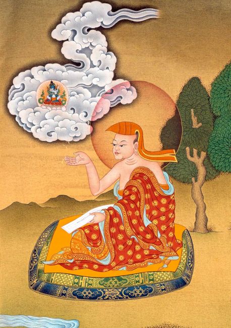 第十五位尊者 達瑪巴尊者།གུ་རུ་དྷ་མ་པ་ལ་ན་མོ།