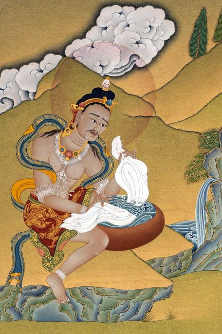 第二十八位尊者 東畢巴尊者
།གུ་རུ་དྷོ་མྦྷེ་པ་ལ་ན་མོ།